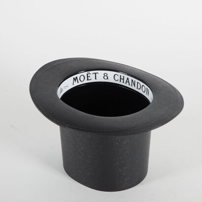 A Champagne Ice Bucket ,Moet and Chandon 1980&rsquo;s French Vintage Top Hat