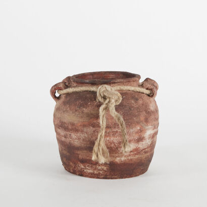 A Rustic Rope Pot