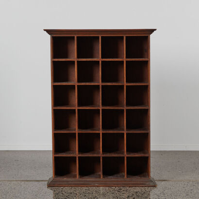 An Oak Display Shelve