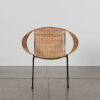 A Cane Coolie Chair