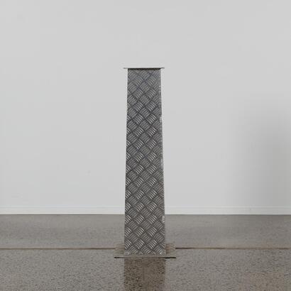 An Aluminium Tread Plate Pedestal
