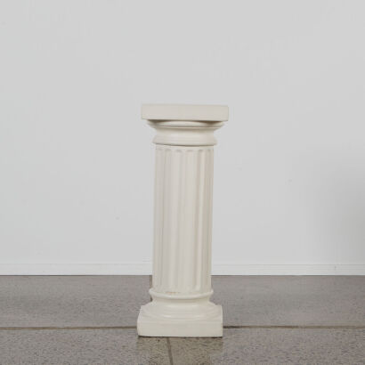 A Classical Plaster Pedestal