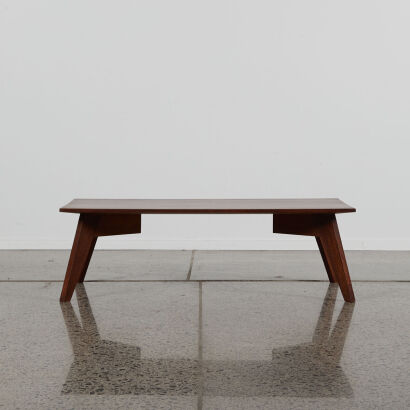 A Mid Century Oak Coffee Table