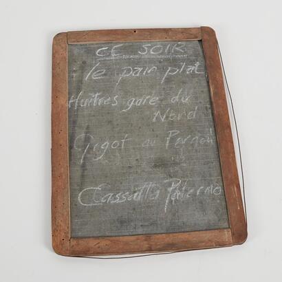 An Old French School Writing Slate
