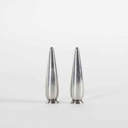 A Set Of Danish Salt And Pepper Shakers