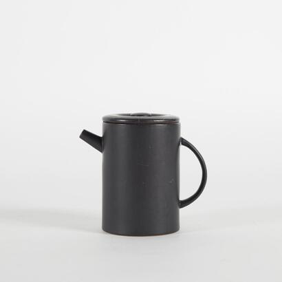 A Dark Pottery Coffee Pot