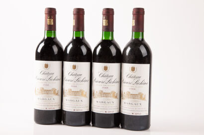 (4) 1988 Chateau Prieure Lichine, Margaux