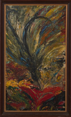 P JANSEN, Humming Bird Oil On Board Painting