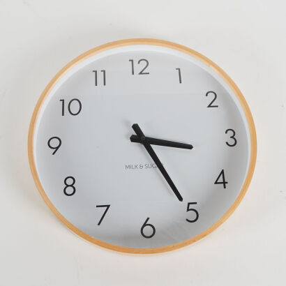 A Milk And Sugar Clock