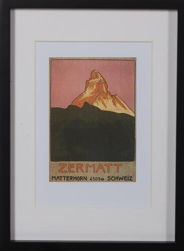 EMIL CARDINAUX Matterhorn Schweiz 1908