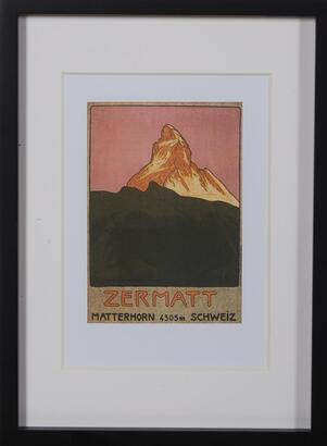 EMIL CARDINAUX Matterhorn Schweiz 1908