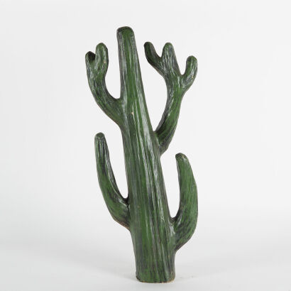 A Cool Vintage Paper Mache Cacti