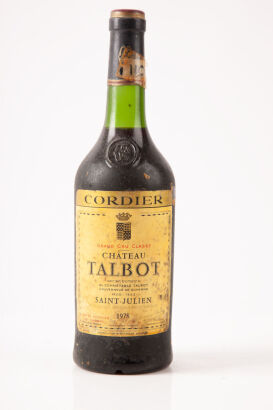 (1) 1978 Chateau Talbot, St Julien