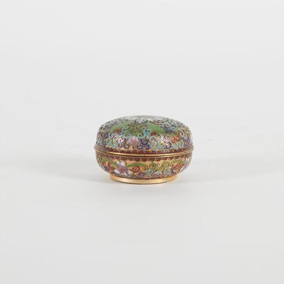 A Cloisonne Trinket Box