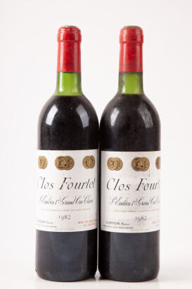 (2) 1982 Clos Fourtet, St Emilion