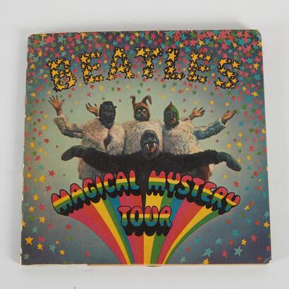 A Beatles Magical Mystery Tour Book and Records Set