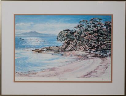 Pohutukawa Rangitoto by Gary S. Schofield