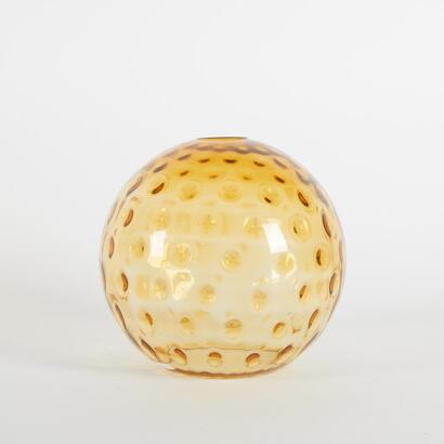 A Mid Century Amber Glass Light Shade