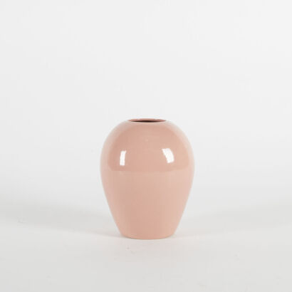 A Rare Temuka Stoneware Potteries Pink Vase