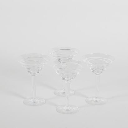 A Set of Four Stuart Crystal Cocktail Glasses