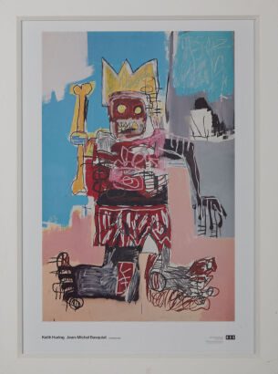 A Jean-Michel Basquait - Untitled 1982 Print