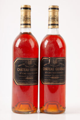 (2) 1976 Chateau Guiraud, Sauternes