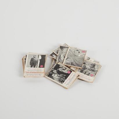 A Complete Set of Man from Uncle Trading Cards