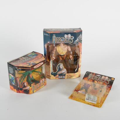 Three Hercules Action Figures