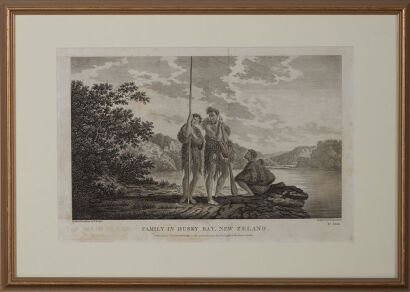 W. HODGES Family In Dusky Bay, New Zealand