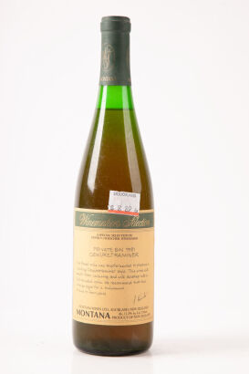 (1) 1981 Montana Private Bin Gewurztraminer