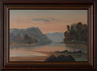 An S Croft Oil Painting