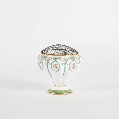 A Royal Doulton Rose Bowl Medusa And Greek Golds