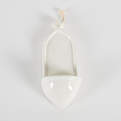 A Cote Bastide White Ceramic Wall Vase