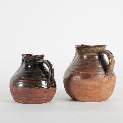 Two Andrew van der Putten Jugs