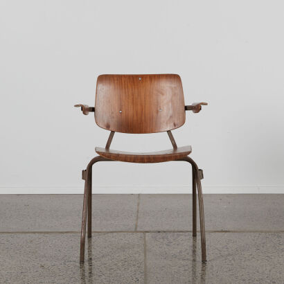 A Model 315 Kho Liang Arm Chair For CAR Katwijk, 1950s
