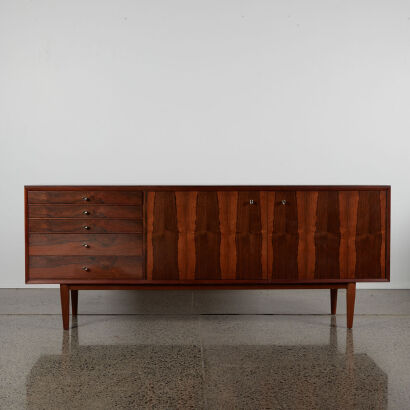 A Rare 1960s Rosewood Sideboard By Robert Heritage