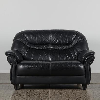 A Fabio Mazzero Italian Leather Couch