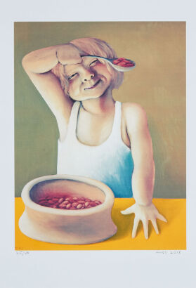 MICHAEL SMITHER Sarah With Baked Beans