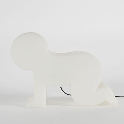 A Roberto Senprini Slide Baby Lamp