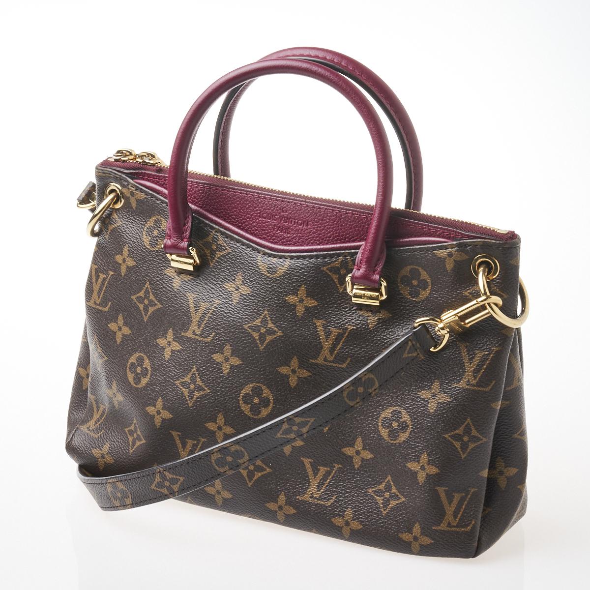 Louis Vuitton Pallas Monogram BB Raisin in Toile Coated Canvas/Leather with  Brass - US