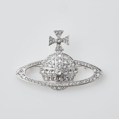 Vivienne Westwood Orb Crystal Brooch