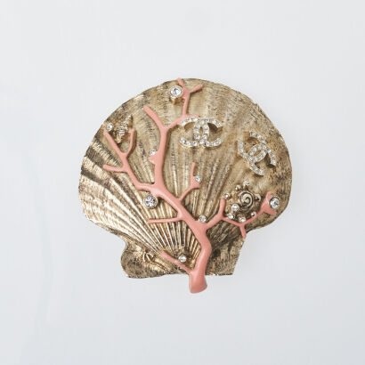 Chanel Seashell Brooch