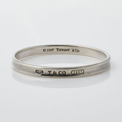 Tiffany & Co Silver 1837 Bangle