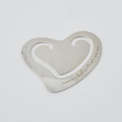 Tiffany & Co Heart Silver Bookmark