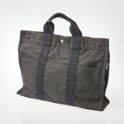 Herm&egrave;s Canvas Fourre Tout Bag
