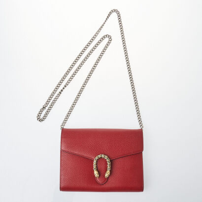 Gucci Dionysus Mini Leather Chain Bag