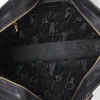 Salvatore Ferragamo Tiered Black Canvas Bag - 2