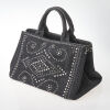 Prada Crystal Studded Denim Bag