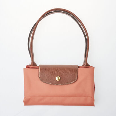 Longchamp Le Pliage Coral Tote Bag