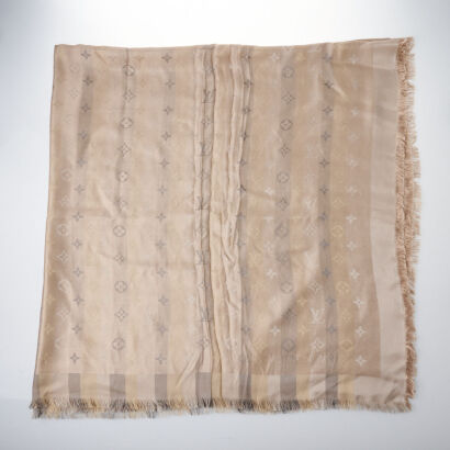 Louis Vuitton SO Shine Monogram Shawl